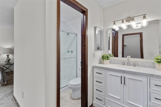 8441 S Timberwood St, Highlands Ranch, CO 80126 - bathroom featuring a shower stall and vanity