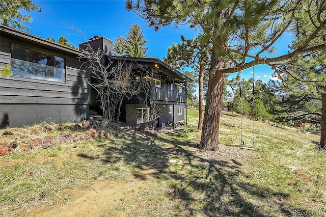 29858 Gigi Dr, Evergreen, CO 80439 - view of yard