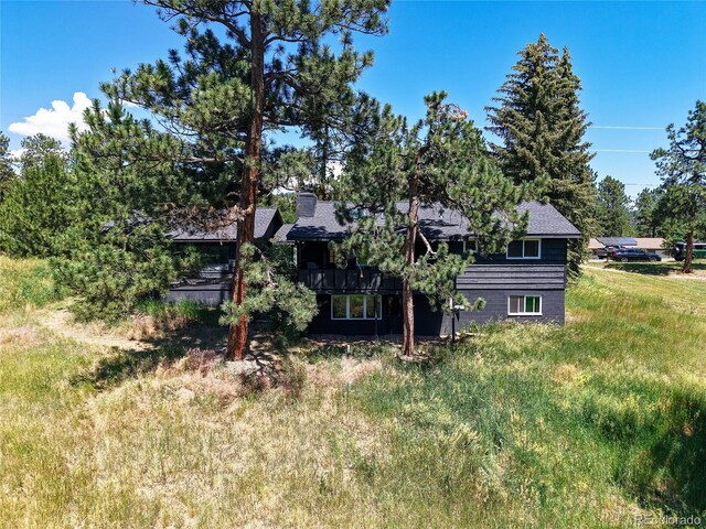 29858 Gigi Dr, Evergreen, CO 80439 - rear view of property