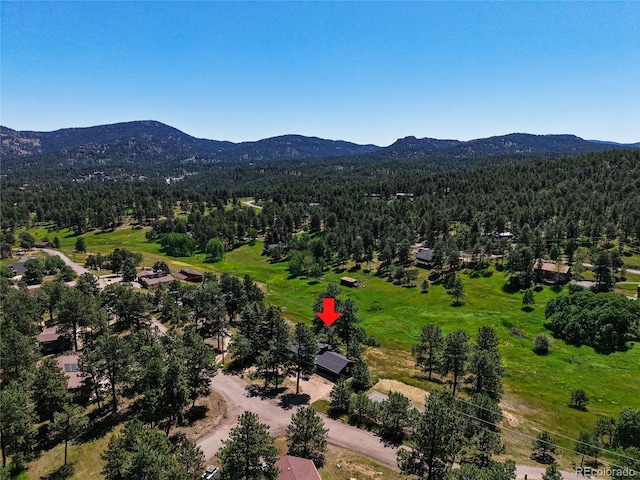 29858 Gigi Dr, Evergreen, CO 80439 - aerial view of a mountainous background and a forest