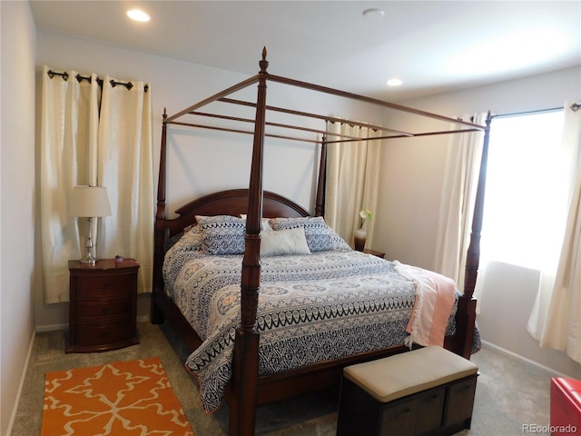 bedroom featuring carpet floors