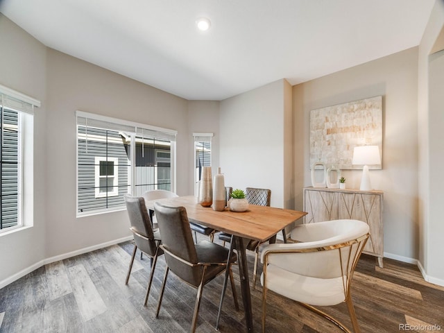 16448 E 111th Pl, Commerce City, CO 80022 - dining space with wood finished floors and baseboards