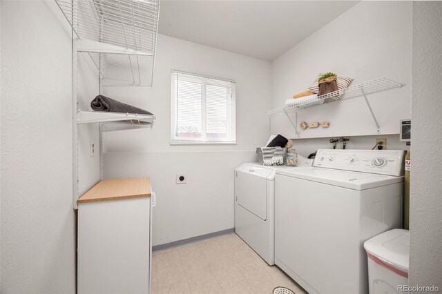 1245 Ceres Dr, Lafayette, CO 80026 - laundry area with separate washer and dryer and light flooring