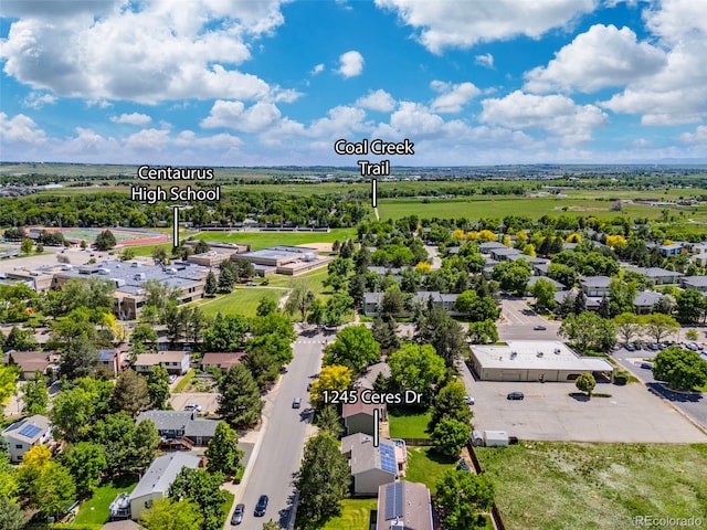 1245 Ceres Dr, Lafayette, CO 80026 - bird's eye view