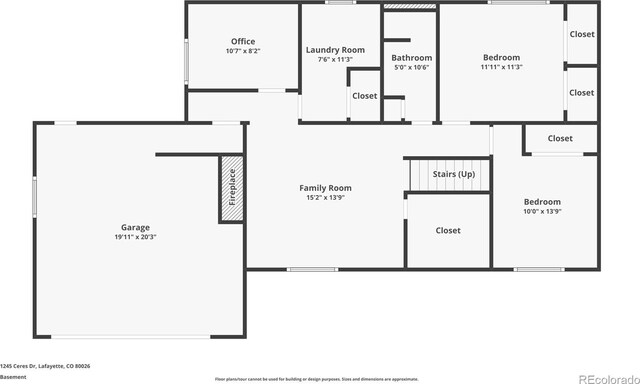 1245 Ceres Dr, Lafayette, CO 80026 - room layout