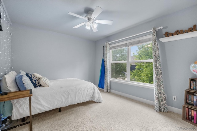 16207 Cadland Ct, Parker, CO 80134 - bedroom featuring carpet and ceiling fan