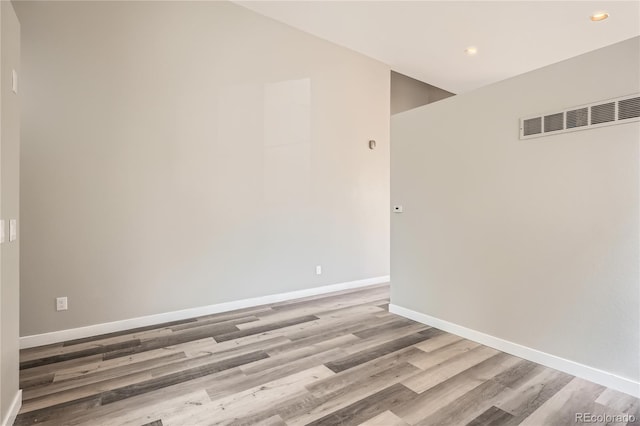 10626 Cherrybrook Cir, Highlands Ranch, CO 80126 - unfurnished room with light wood-type flooring and recessed lighting