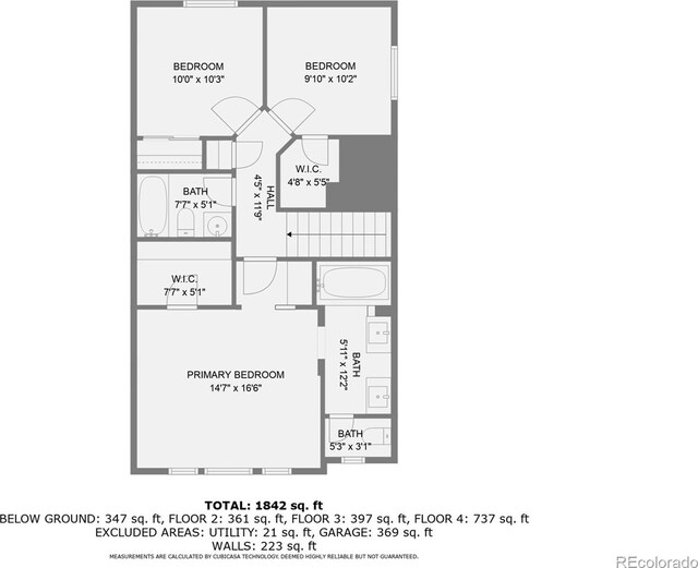 10626 Cherrybrook Cir, Highlands Ranch, CO 80126 - view of floor plan / room layout