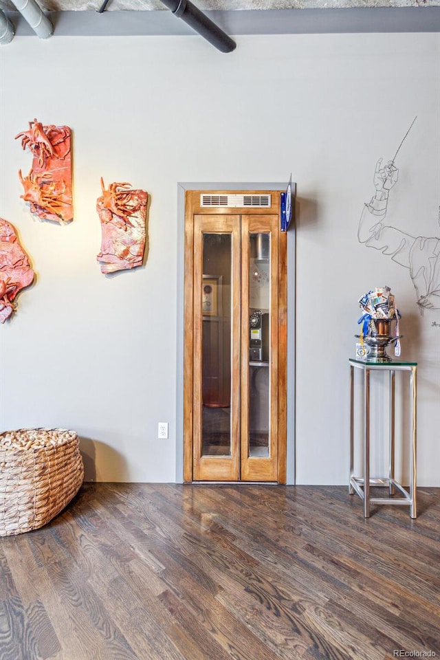 1863 Wazee St Unit 6B, Denver, CO 80202 - hall with wood finished floors