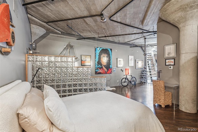 1863 Wazee St Unit 6B, Denver, CO 80202 - bedroom with wood finished floors