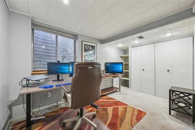 7474 E Arkansas Ave Unit 13-02, Denver, CO 80231 - office area featuring carpet flooring