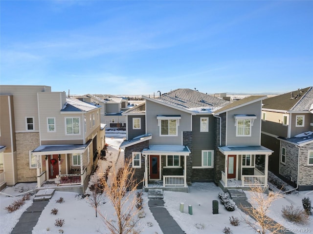 view of townhome / multi-family property