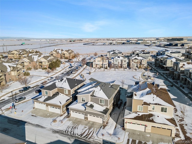 birds eye view of property featuring a residential view