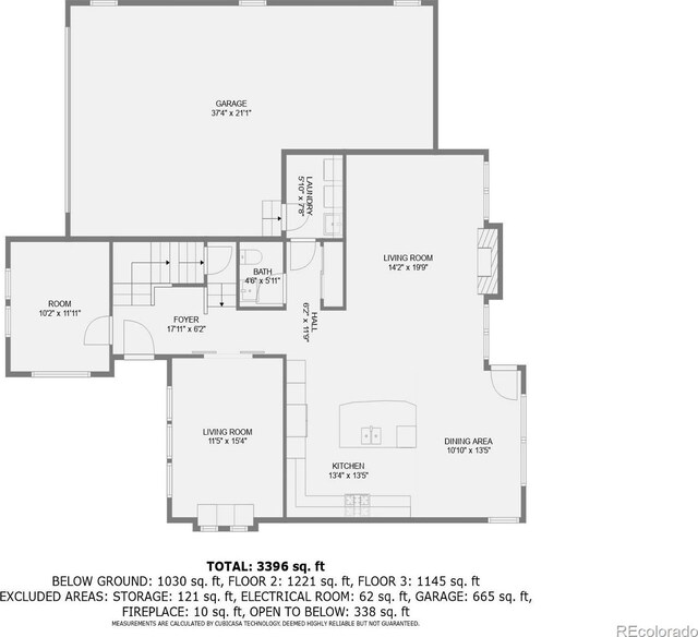 2256 S Isabell Ct, Lakewood, CO 80228 - property floor plan