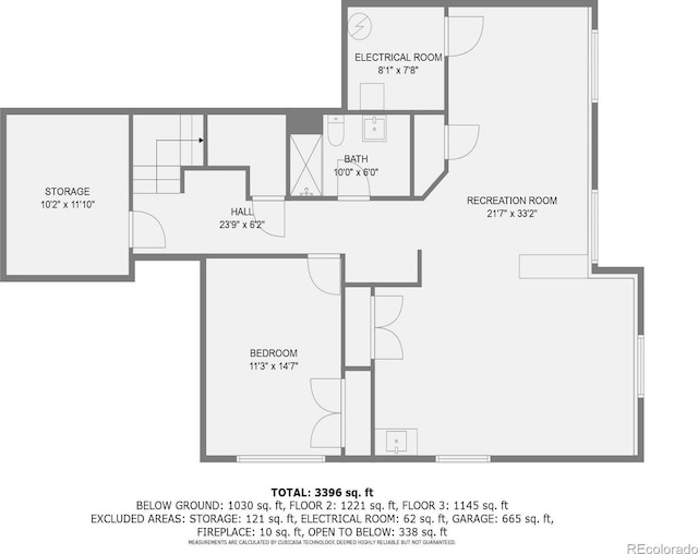 2256 S Isabell Ct, Lakewood, CO 80228 - floor plan / room layout