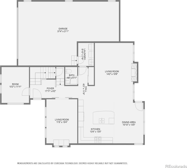2256 S Isabell Ct, Lakewood, CO 80228 - home floor plan