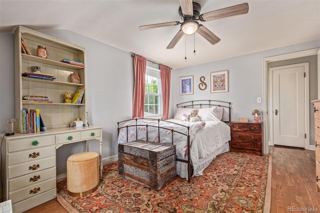 134 S 5th Ave, Brighton, CO 80601 - bedroom featuring wood finished floors and ceiling fan