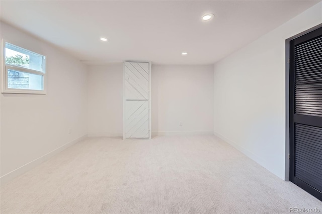 interior space with light carpet