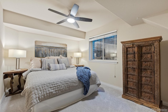 6874 Raspberry Run, Littleton, CO 80125 - bedroom with carpet floors, baseboards, and a ceiling fan