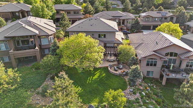 6874 Raspberry Run, Littleton, CO 80125 - aerial perspective of suburban area