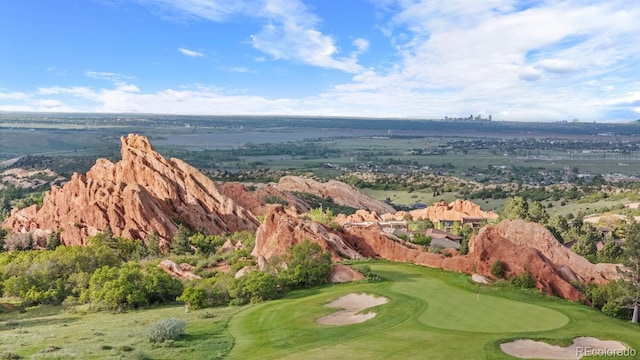 6874 Raspberry Run, Littleton, CO 80125 - aerial overview of property's location with a local golf course