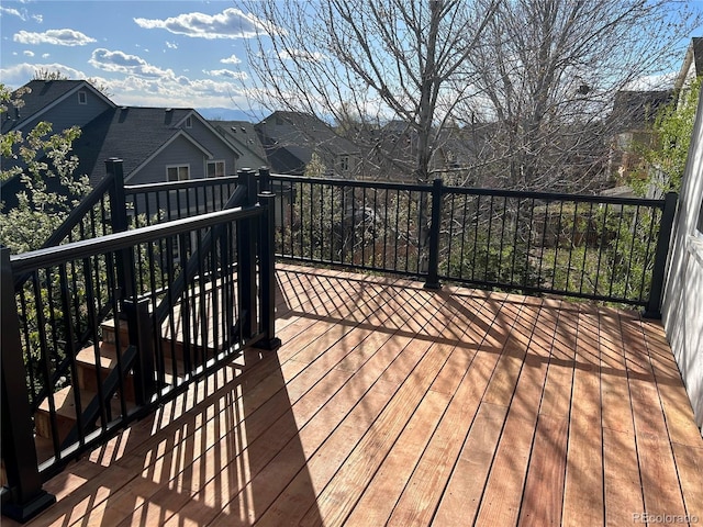 22778 E Alamo Ln, Aurora, CO 80015 - wooden terrace with a residential view