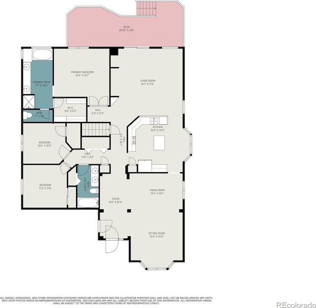 22778 E Alamo Ln, Aurora, CO 80015 - view of floor plan / room layout