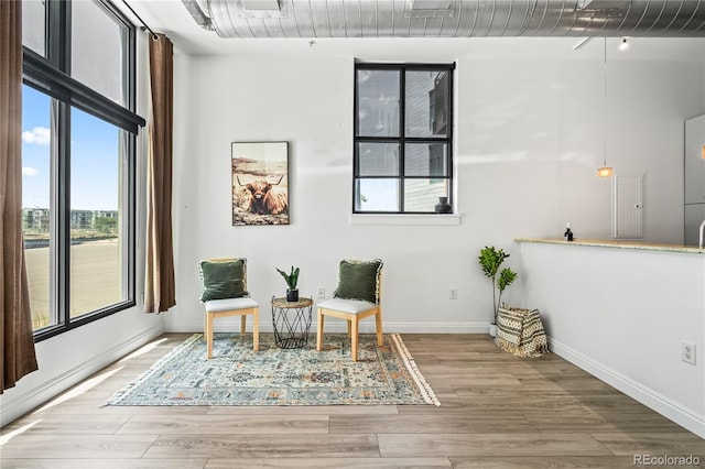 3100 Huron St Unit 1A, Denver, CO 80202 - living area with wood finished floors