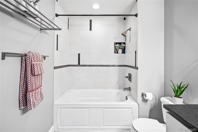 3100 Huron St Unit 1A, Denver, CO 80202 - full bath with bathtub / shower combination and vanity