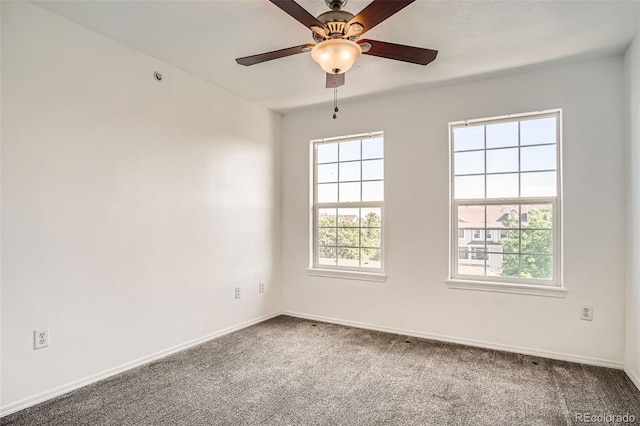 12711 Colorado Blvd Unit 607F, Thornton, CO 80241 - empty room with plenty of natural light, carpet, and a ceiling fan