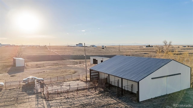 35055 E Mississippi Ave, Watkins, CO 80137 - view of outdoor structure featuring a rural view, an outbuilding, and an exterior structure
