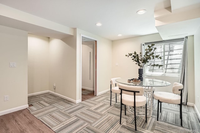 5150 Buckingham Rd, Boulder, CO 80301 - dining space with recessed lighting and baseboards