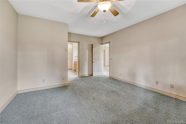 16150 Cliffrock Ct, Colorado Springs, CO 80921 - carpeted empty room with ceiling fan and baseboards
