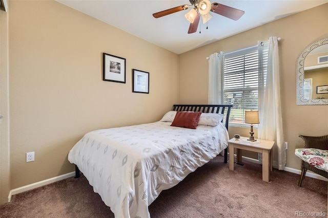 2115 Coach House Loop, Castle Rock, CO 80109 - carpeted bedroom with baseboards and ceiling fan