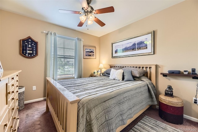 2115 Coach House Loop, Castle Rock, CO 80109 - carpeted bedroom featuring baseboards and ceiling fan