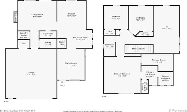 2115 Coach House Loop, Castle Rock, CO 80109 - home floor plan