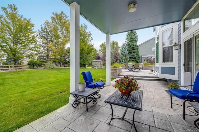 view of patio / terrace with outdoor dining space