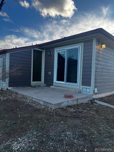 view of rear view of house