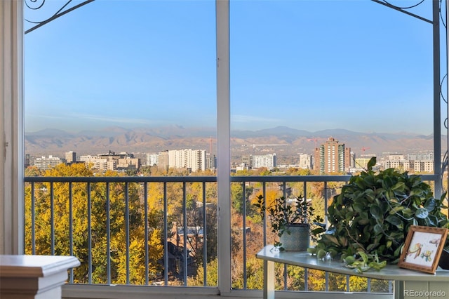 1200 N Humboldt St Unit 1003, Denver, CO 80218 - balcony with a city view and a mountain view