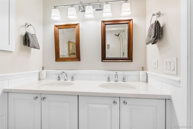 1200 N Humboldt St Unit 1003, Denver, CO 80218 - full bathroom featuring double vanity