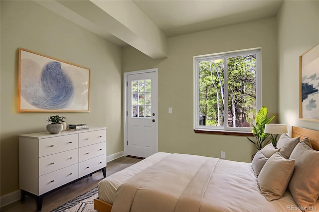 586 Alpine Way, Idaho Springs, CO 80452 - bedroom featuring dark wood finished floors and baseboards