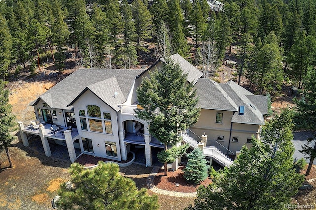 drone / aerial view