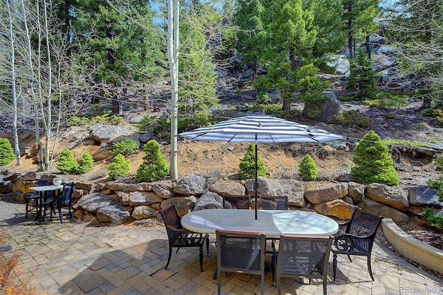view of patio / terrace with outdoor dining space