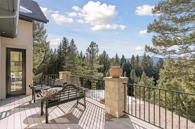 view of deck
