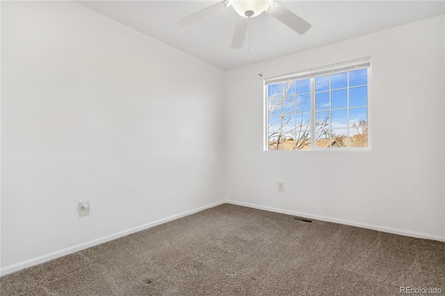 5241 S Shawnee St, Aurora, CO 80015 - empty room featuring carpet floors and ceiling fan