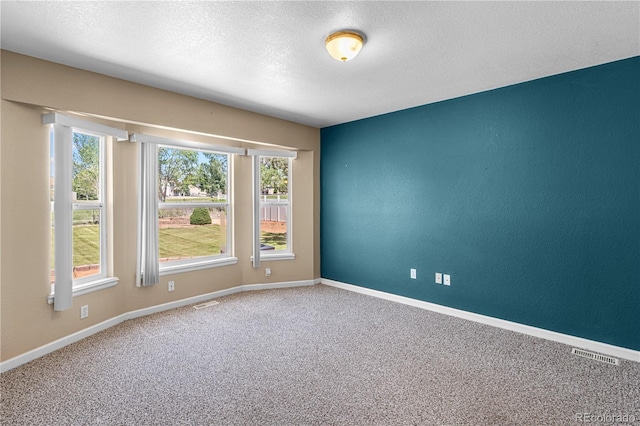 465 W Palmer Lake Dr, Pueblo, CO 81007 - unfurnished room featuring a textured ceiling, carpet flooring, and baseboards
