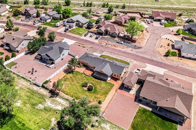 465 W Palmer Lake Dr, Pueblo, CO 81007 - aerial overview of property's location with nearby suburban area