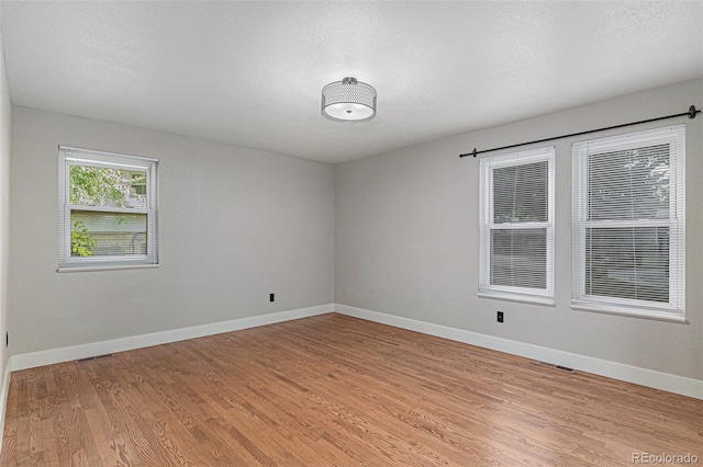 10051 E Walsh Pl, Denver, CO 80247 - spare room featuring light wood-type flooring and a textured ceiling