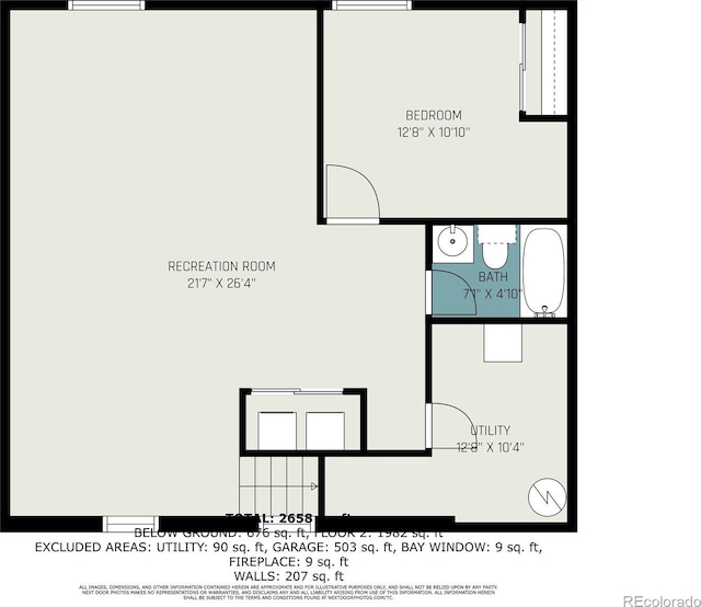 10051 E Walsh Pl, Denver, CO 80247 - view of home floor plan