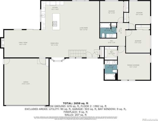 10051 E Walsh Pl, Denver, CO 80247 - view of property floor plan